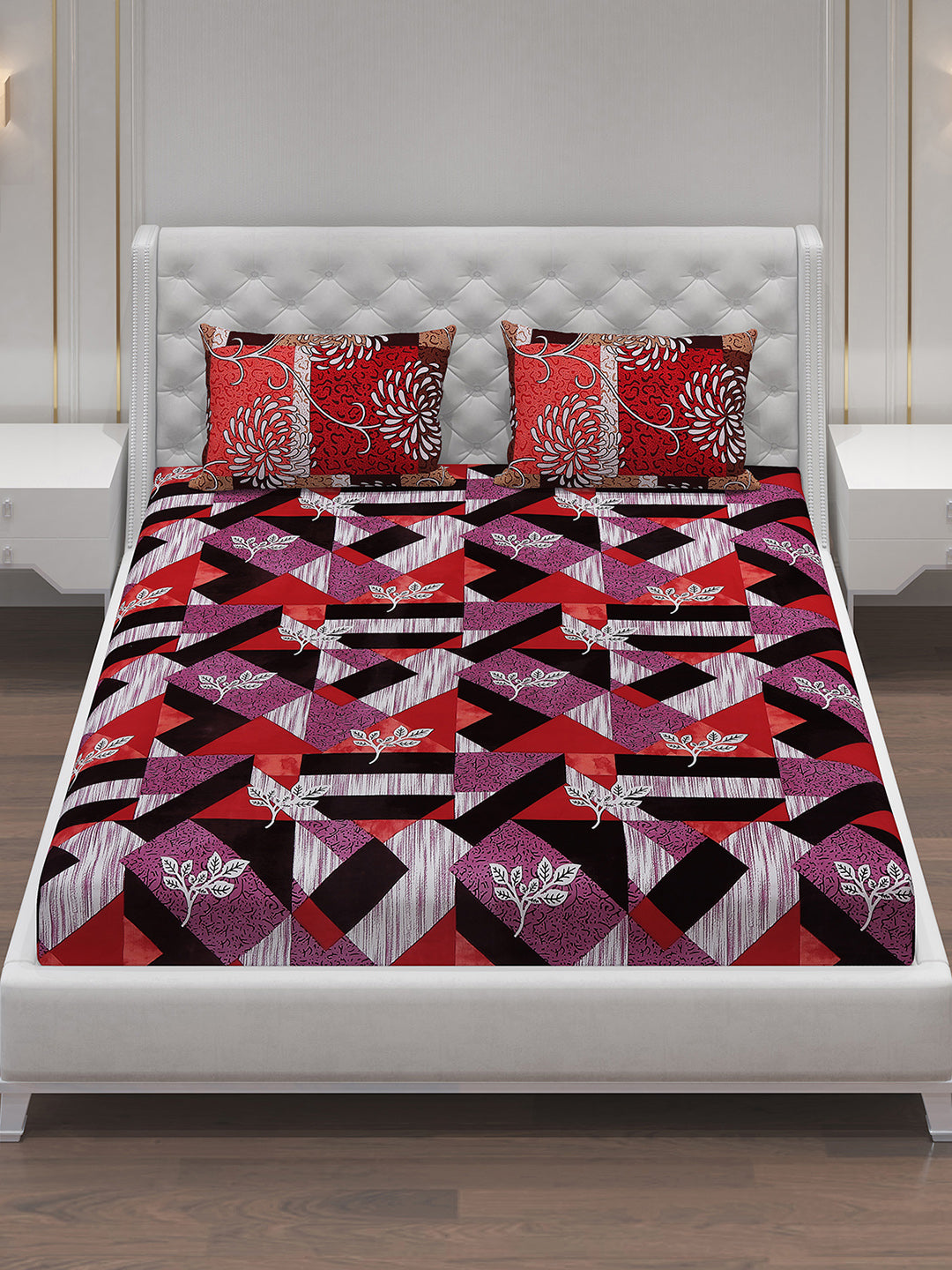 MOCA by Monte Carlo 120 GSM Microfibre Double Bedsheet (2 Pcs Set)