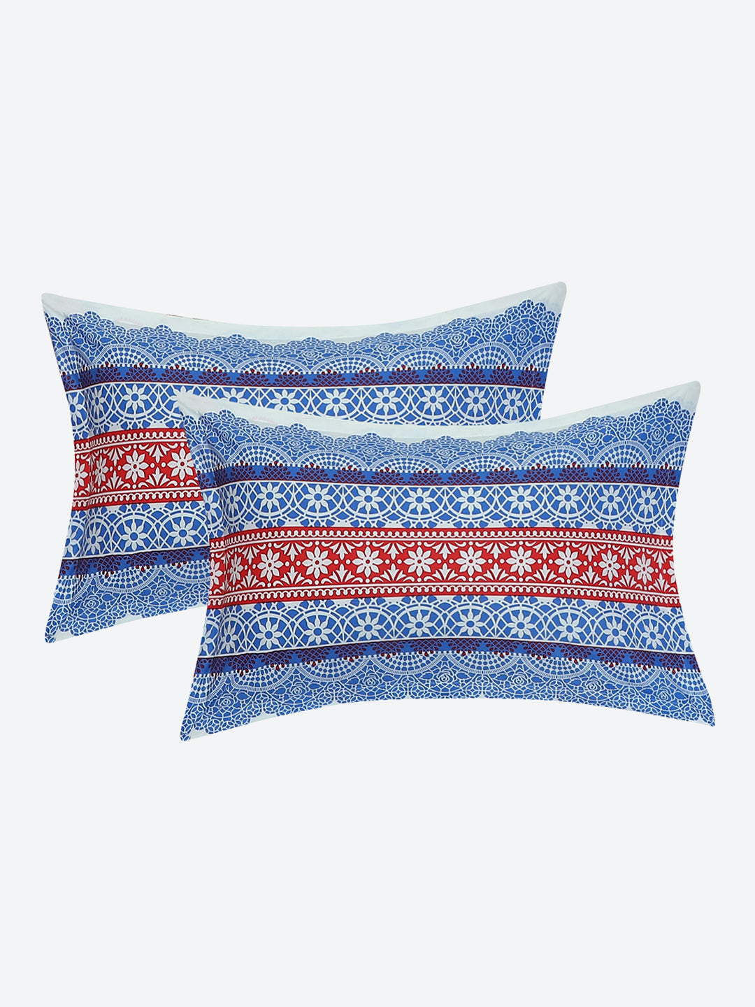 MOCA by Monte Carlo 104 TC Cotton Double Bedsheet with 2 Pillow Covers