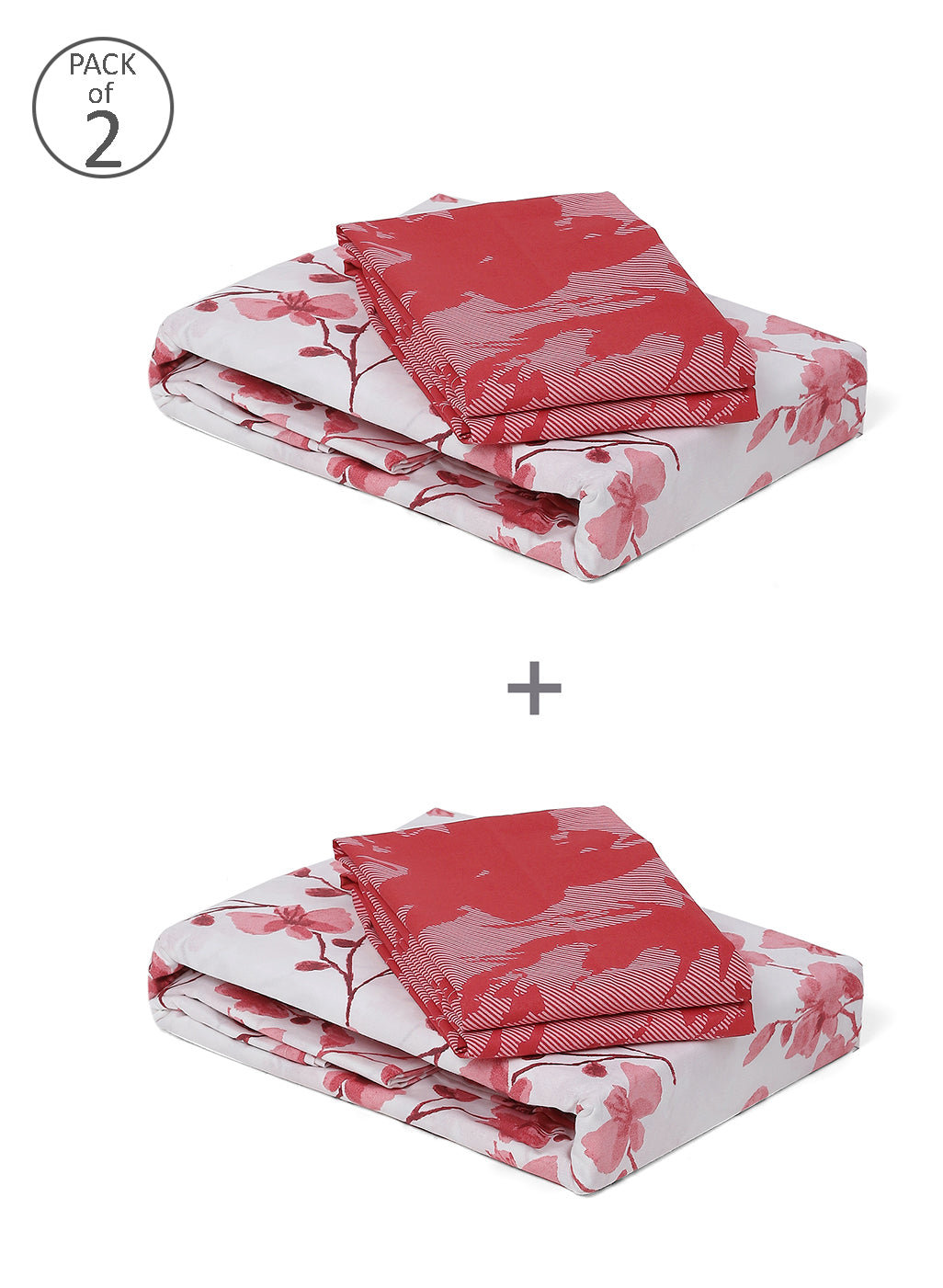 MOCA by Monte Carlo 104 GSM Cotton Double Bedsheet (2 Pcs Set)