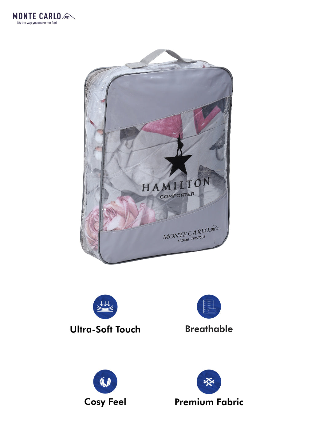 Printed 100% Polyester Single Bed Comforter for AC Room