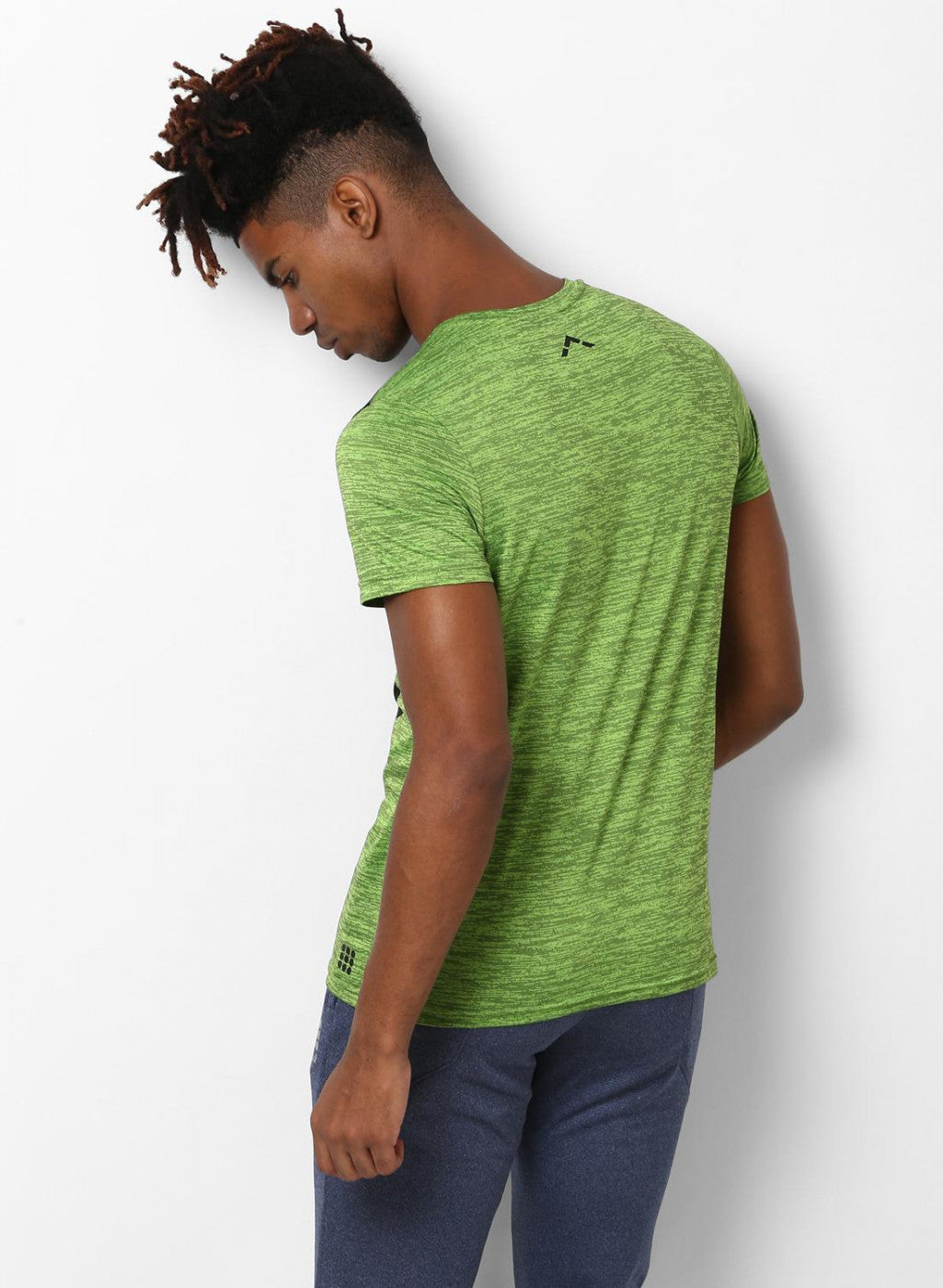 Rock.it Green Round Neck Smart Fit T-Shirt