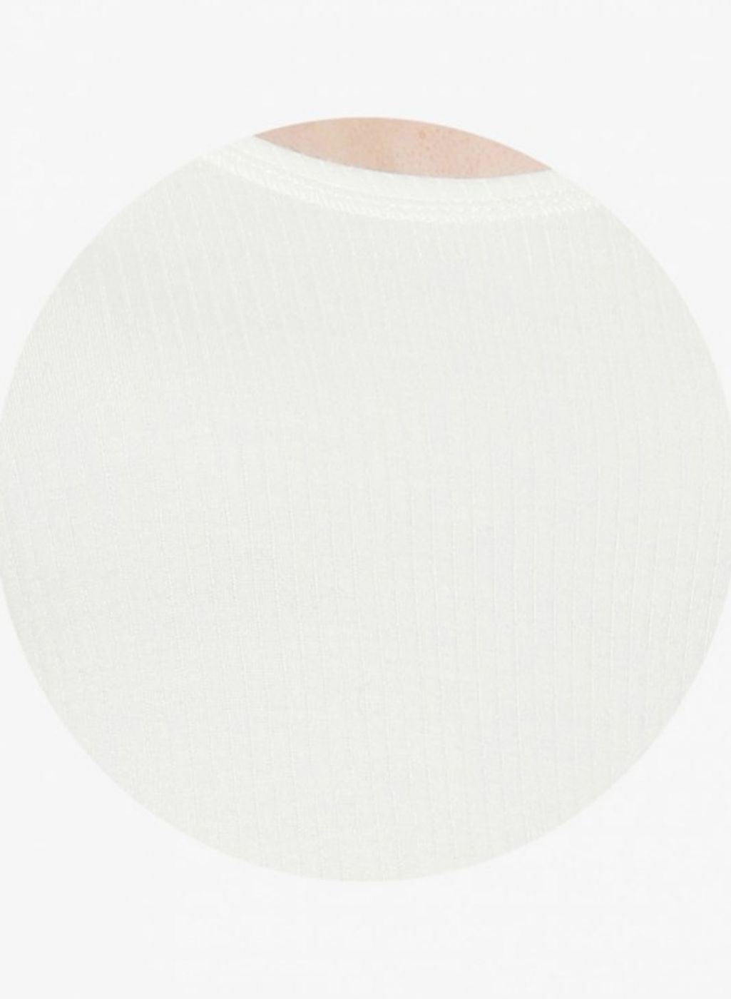 Women Off White Solid Thermal Vest
