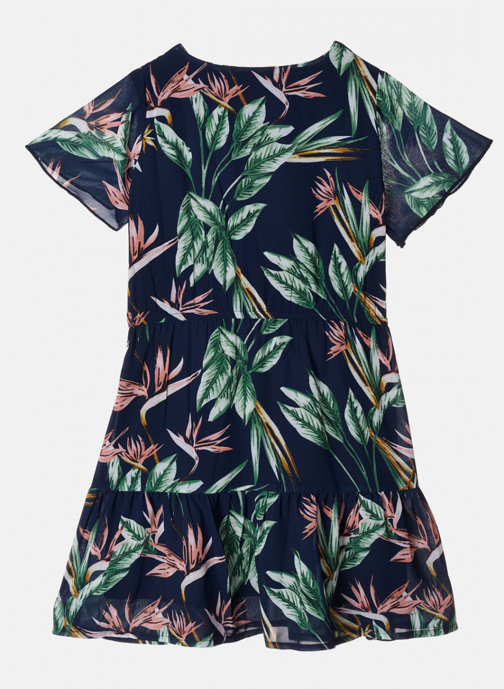 Girls Multi Color Printed Dress