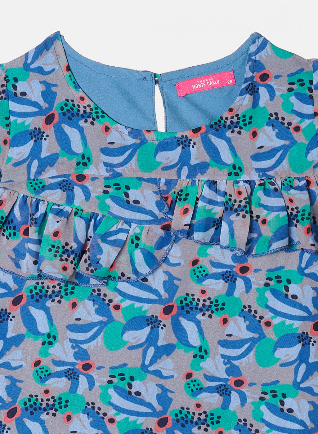 Girls Multi Color Printed Dress