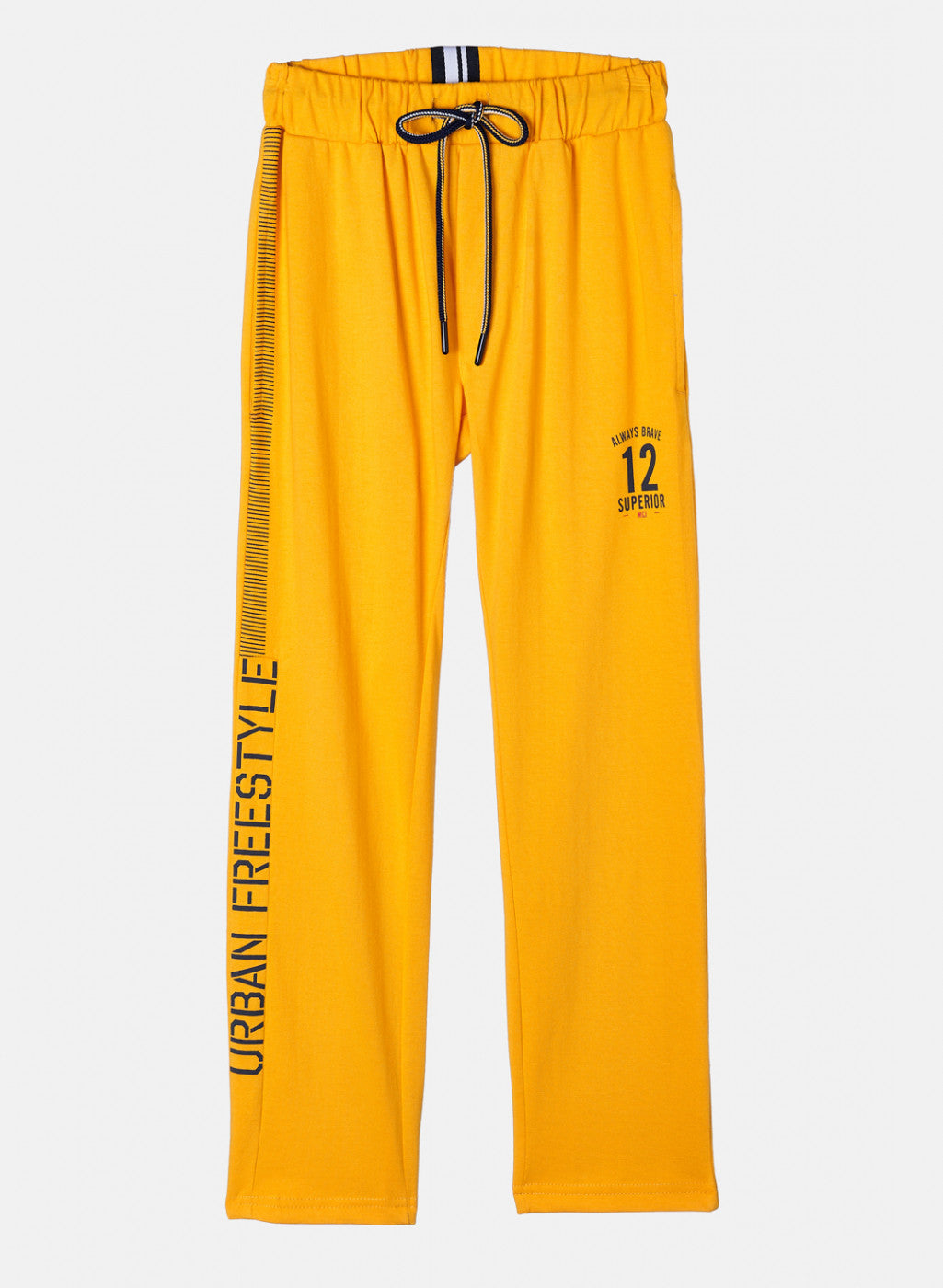 Boys Mustard Printed Lower