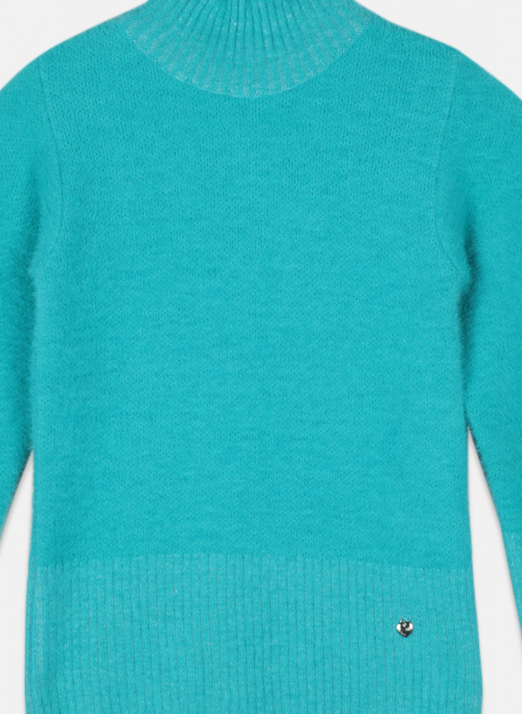 Girls Blue Solid Top