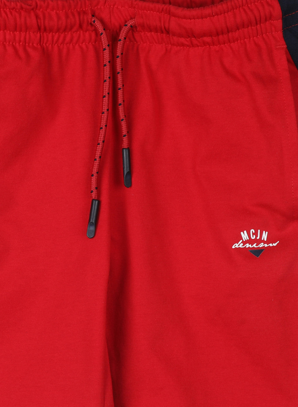 Boys Red Plain Bermuda