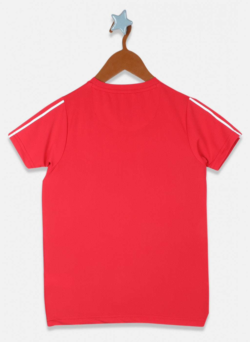 Boys Red Printed T-Shirt