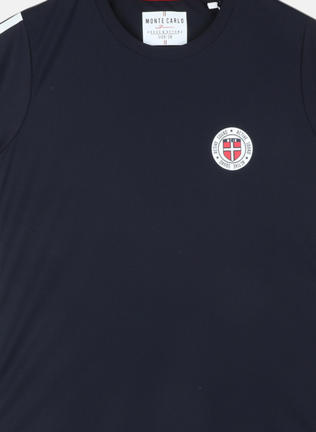 Boys Navy Blue Printed T-Shirt