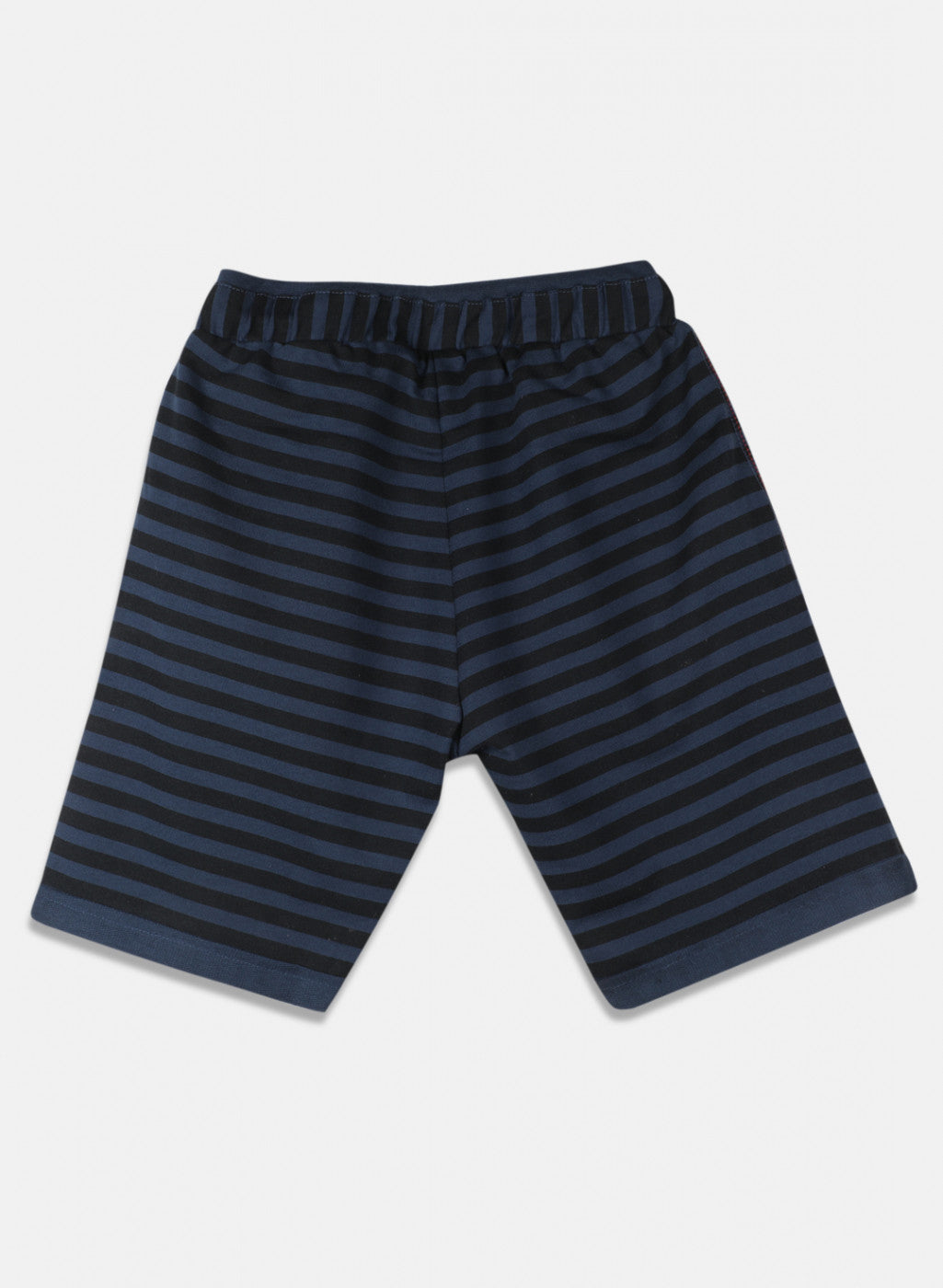 Boys Blue Printed Bermuda