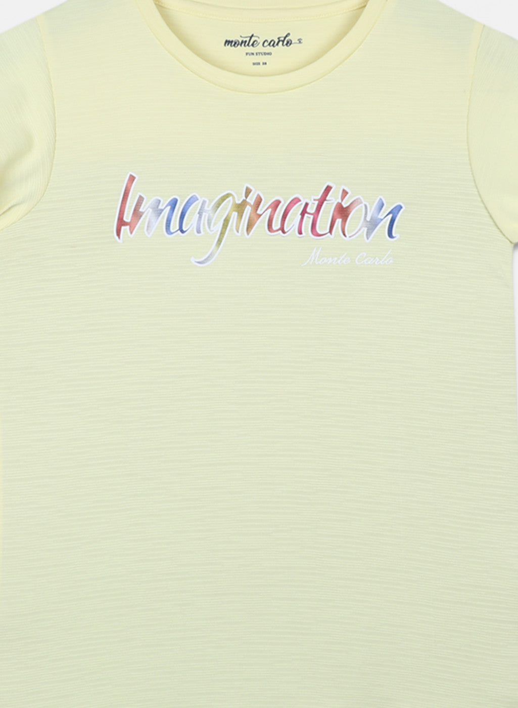 Girls Yellow Printed Top