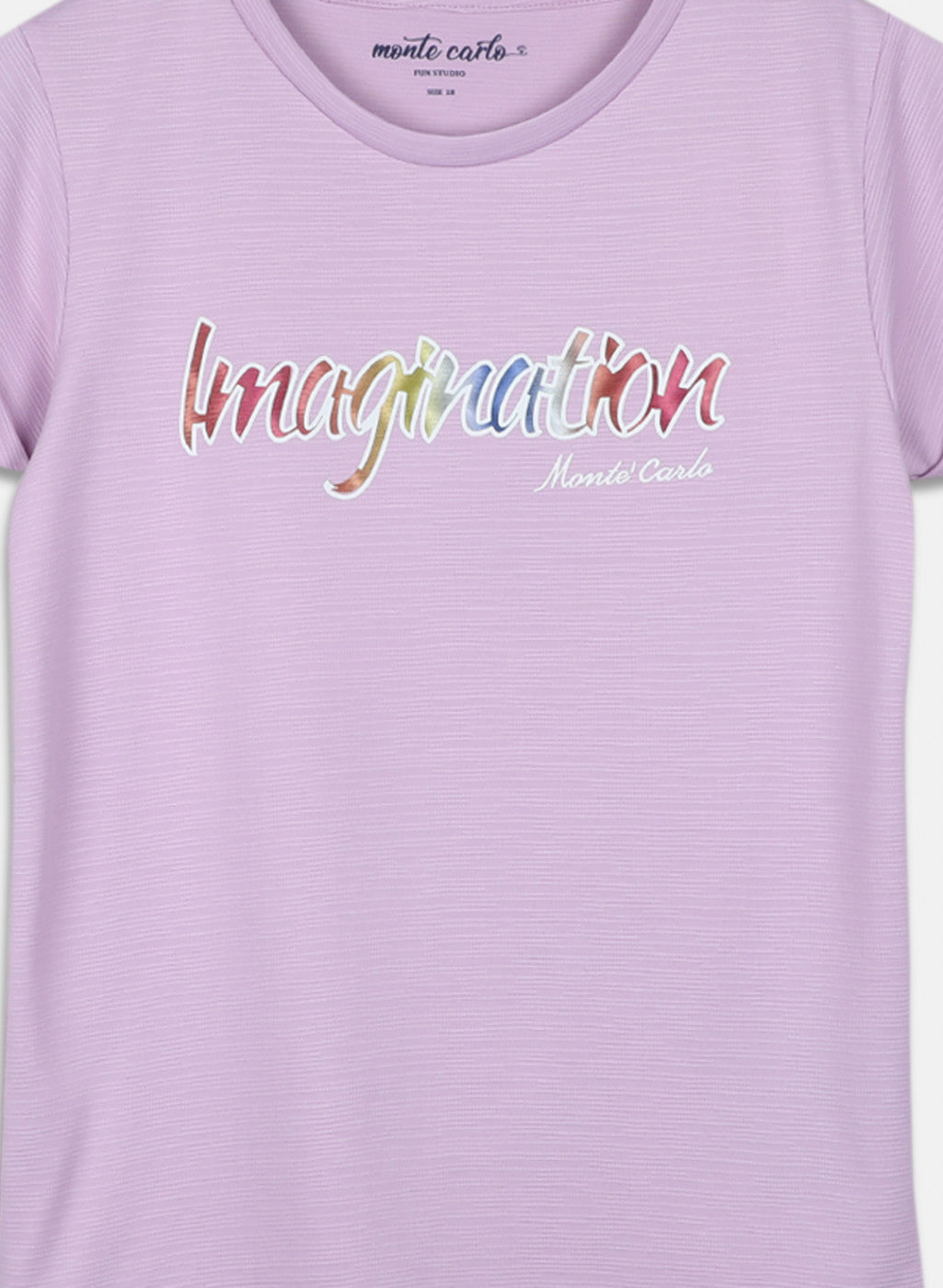 Girls Purple Printed Top