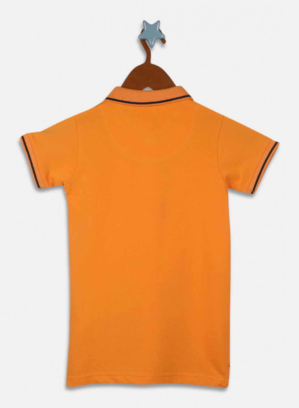 Girls Yellow Plain T-Shirt