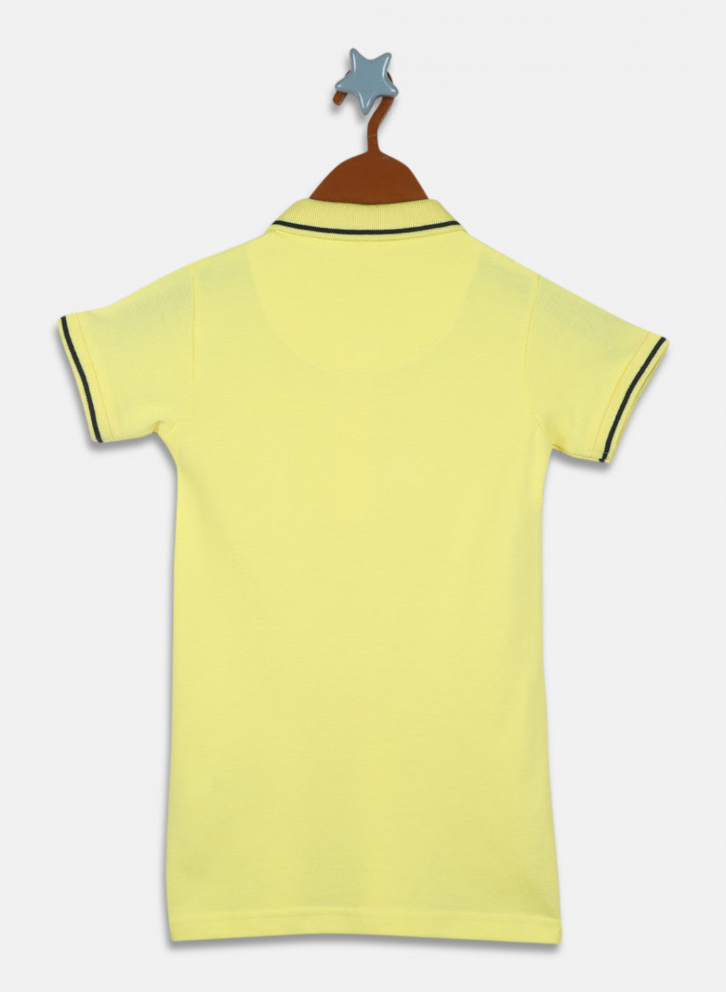Girls Yellow Plain T-Shirt