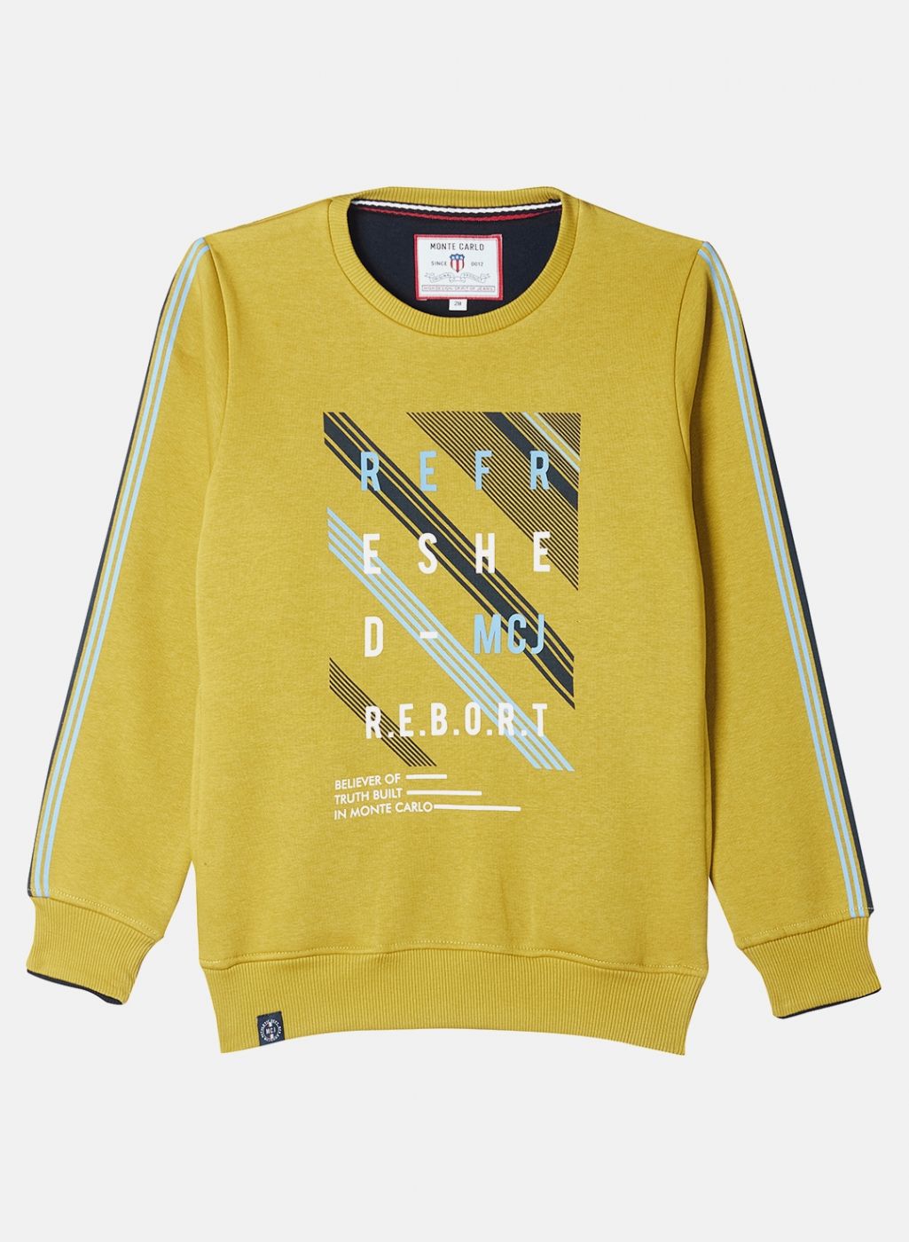 Boys Green Printed Sweatshirt