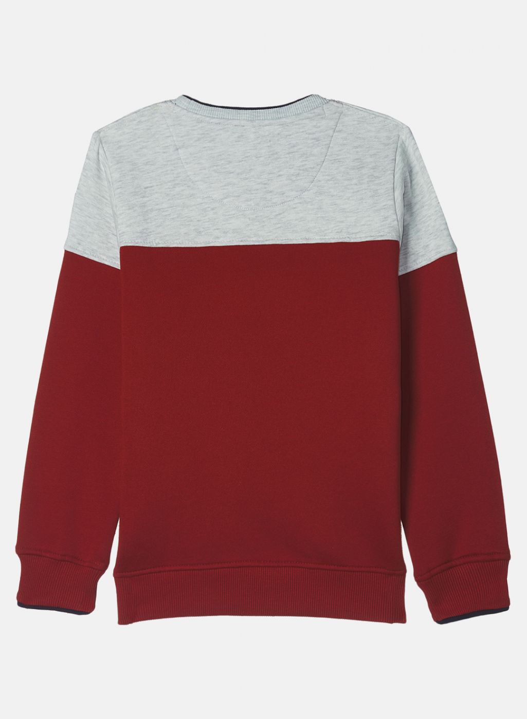 Boys Red Printed Sweatshirt