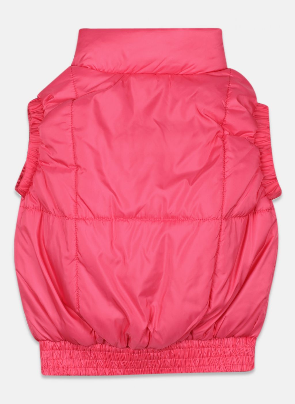 Girls Pink Solid Jacket
