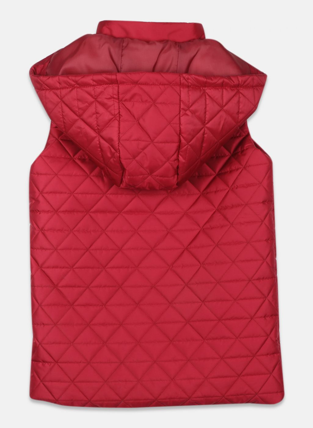 Girls Red Solid Jacket