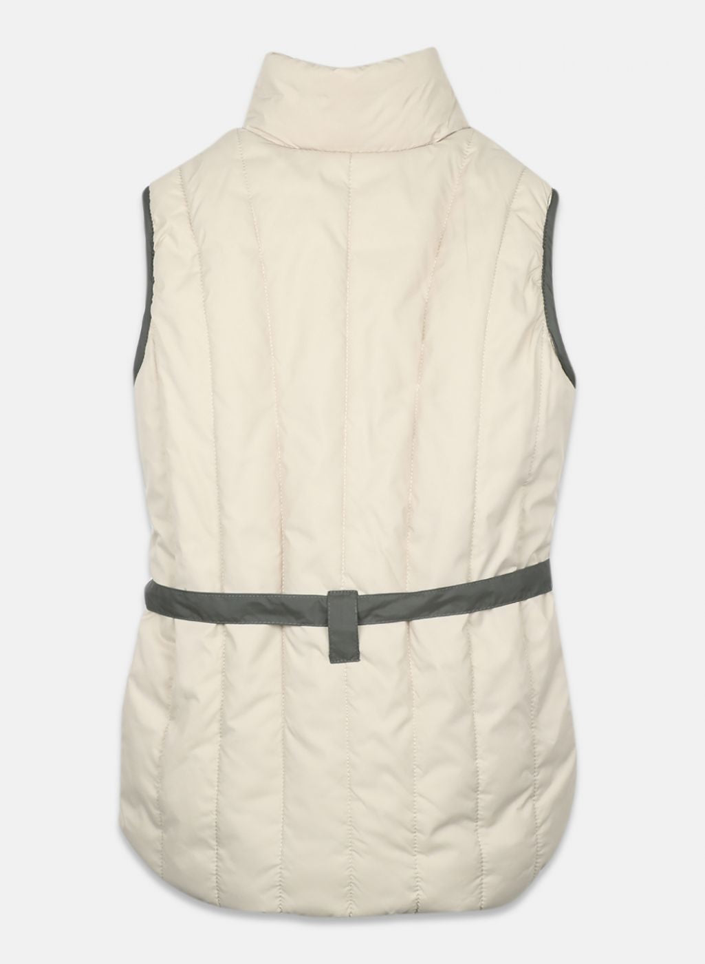 Girls Beige Solid Jacket