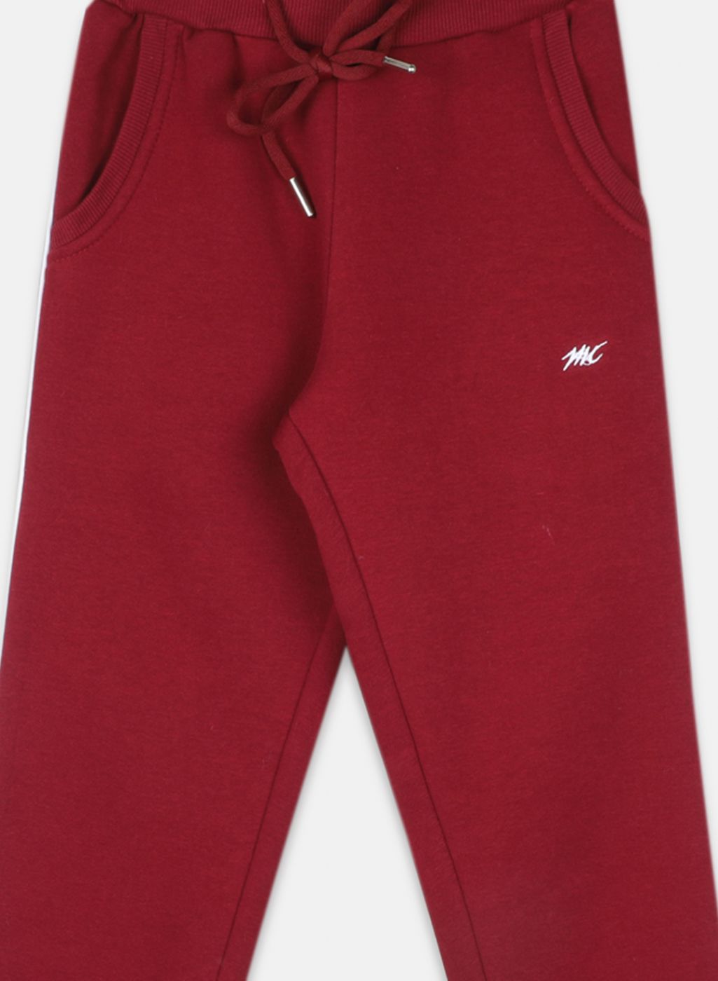 Girls Burgundy Regular Fit Lower