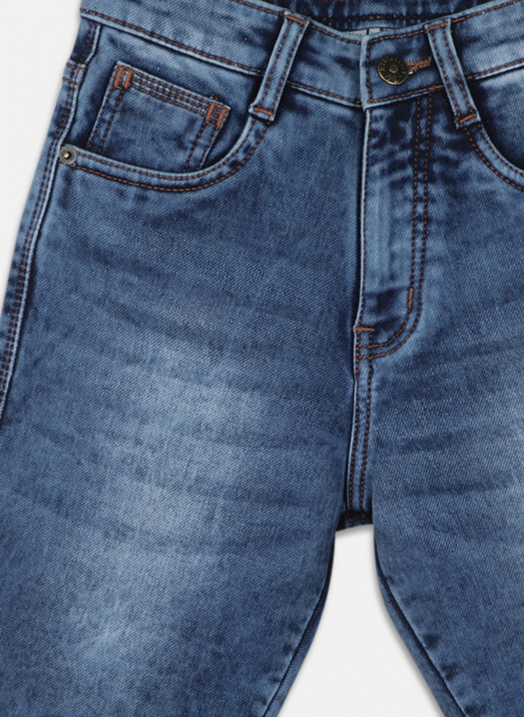 Boys Blue Regular Fit Short