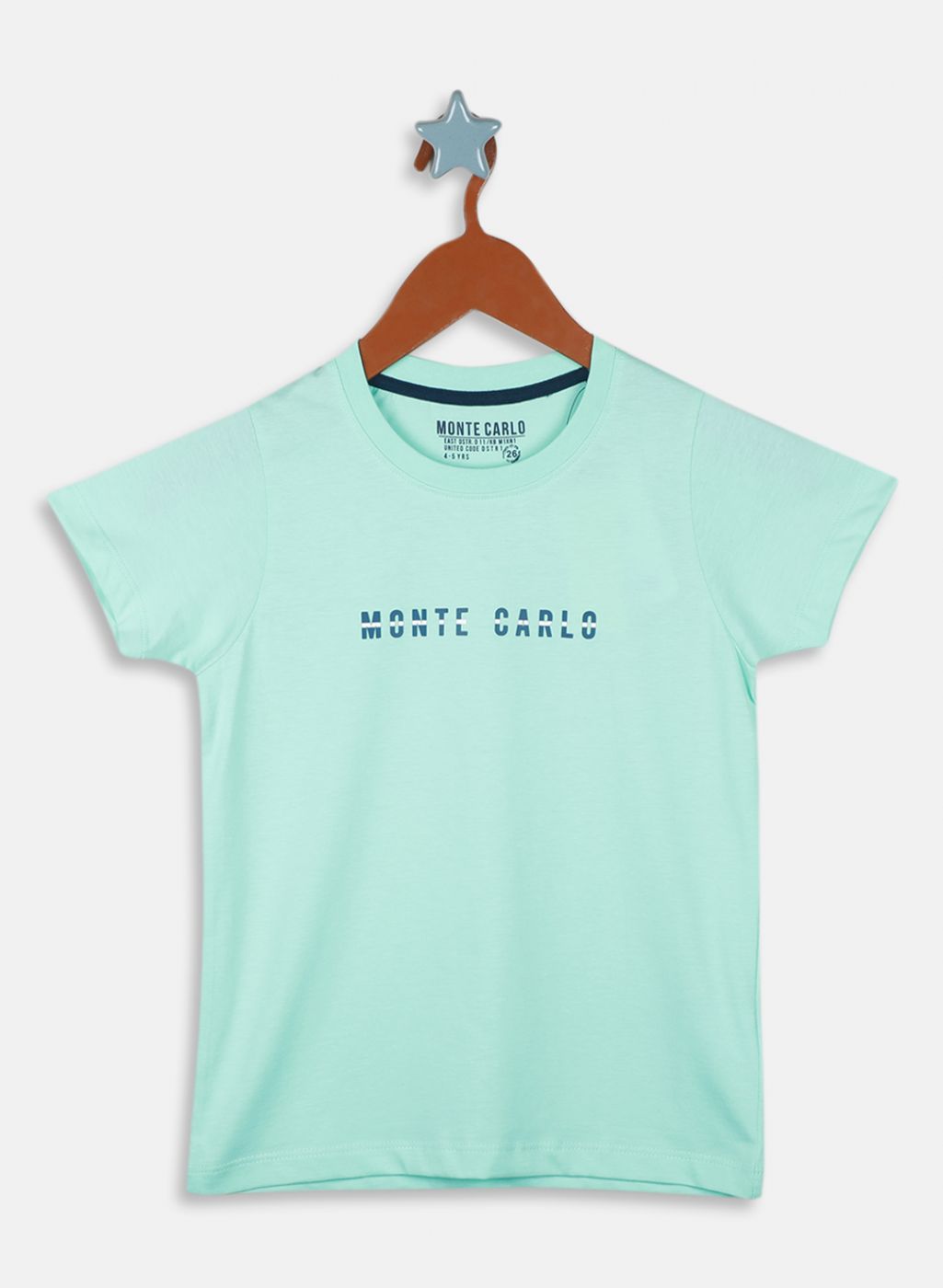 Boys Green Printed T-Shirt