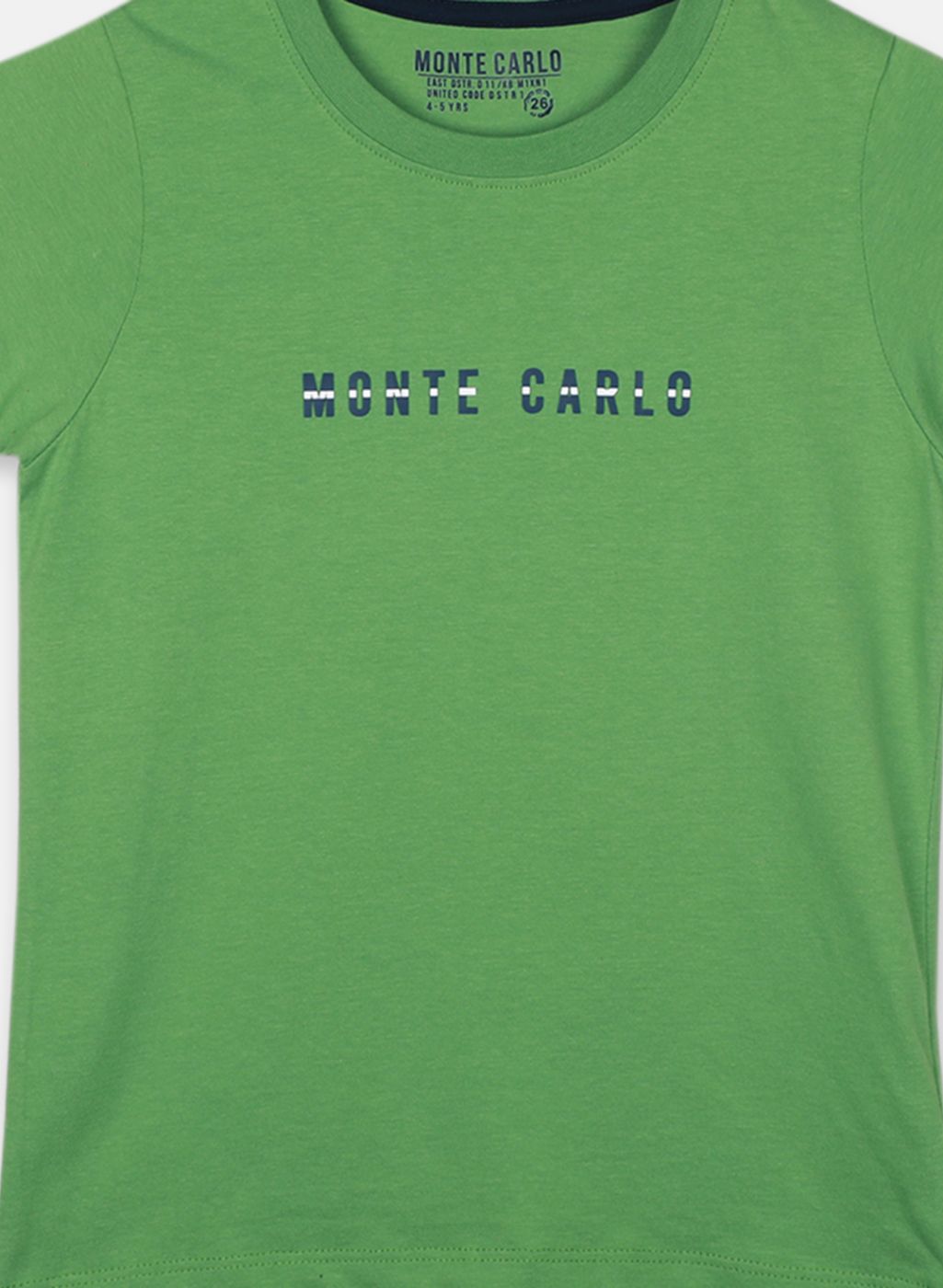 Boys Green Printed T-Shirt