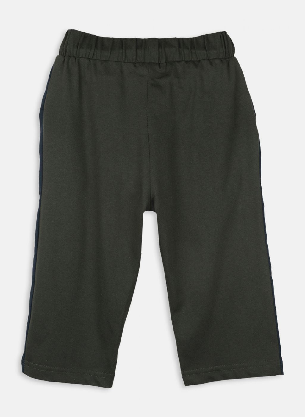 Boys Olive Printed Capri