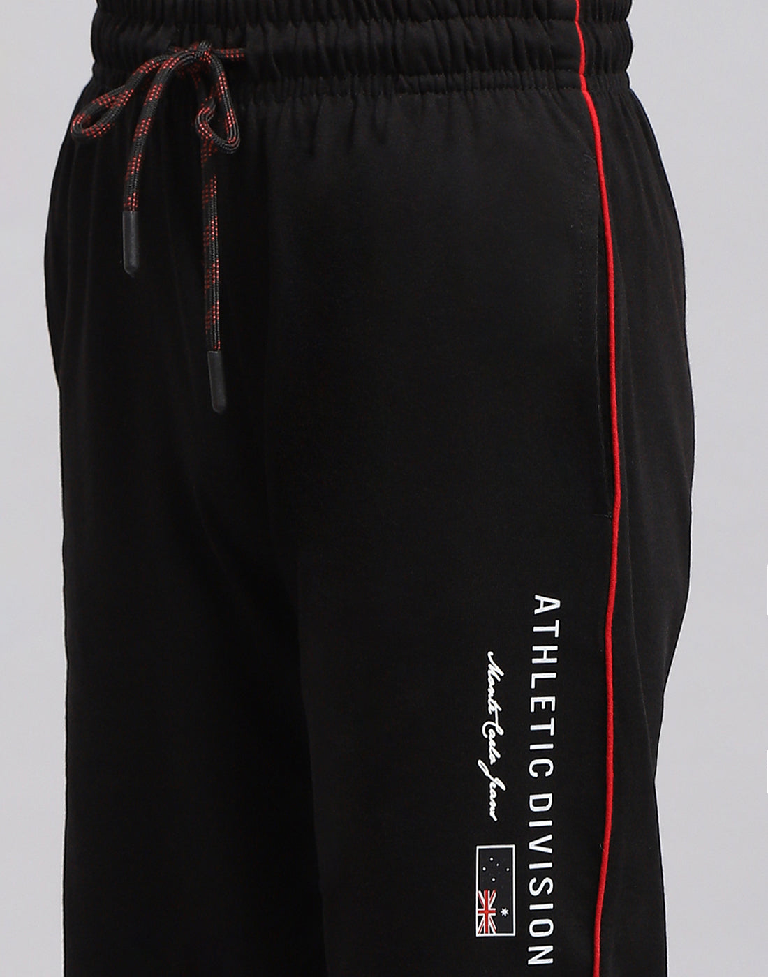 Boys Black Printed Regular Fit Lower