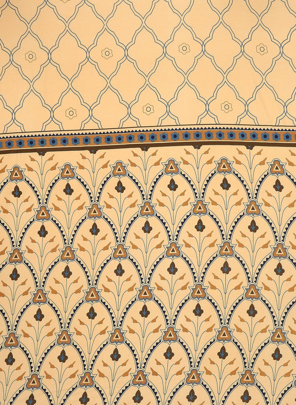 144TC Pure Cotton Single Bedsheet with 2 Pillow Covers