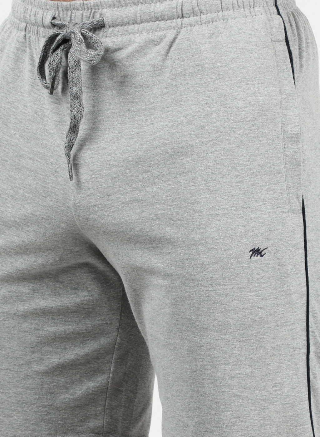 Men Grey Stripe Combo Set