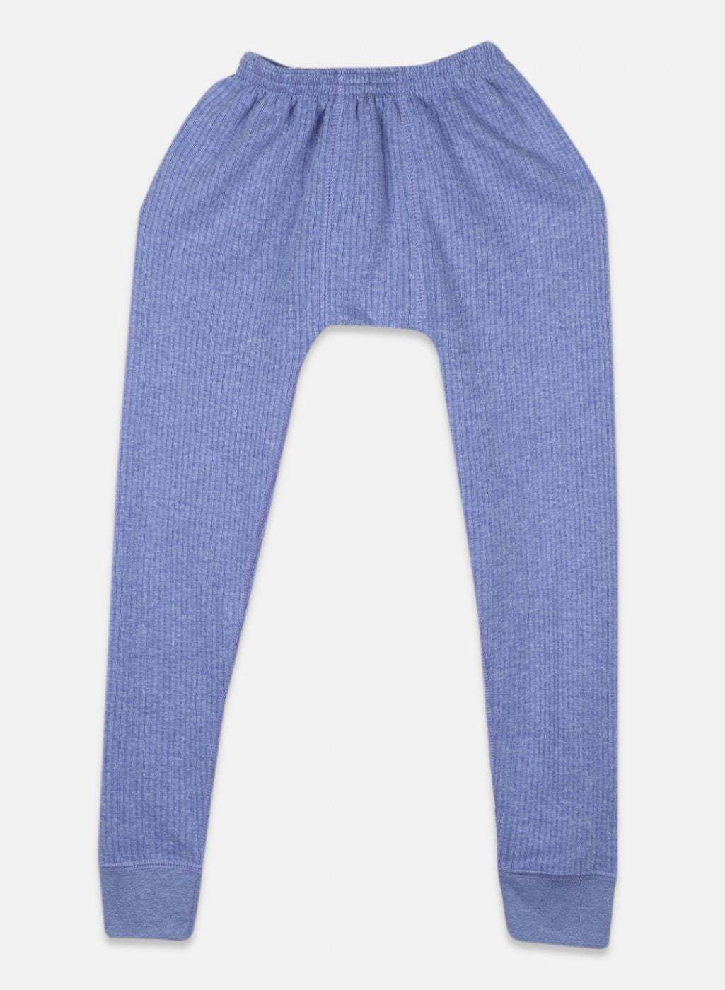 Boys Blue Solid Thermal Lower