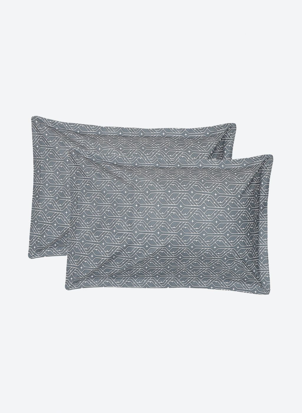 144TC Pure Cotton Single Bedsheet with 2 Pillow Covers