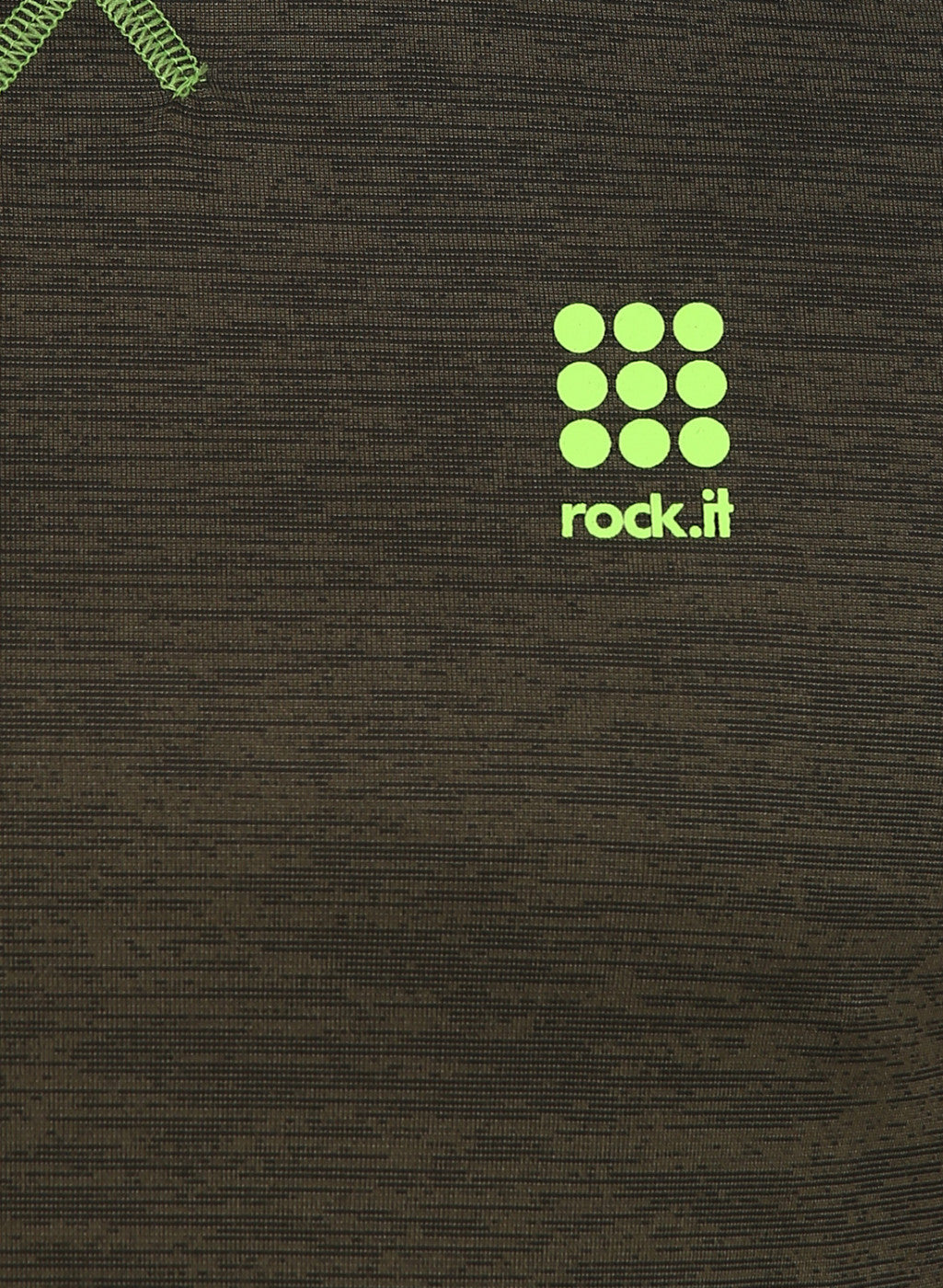 Rock.it Olive Round Neck Smart Fit T-Shirt