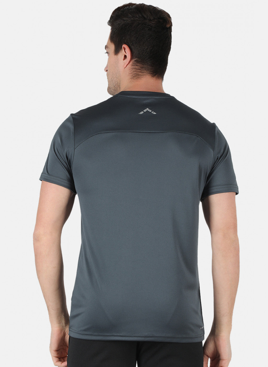 Rock.it Men Grey Printed Round Neck T-Shirt