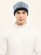 Men Grey Self Design Cap