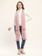 Women Pink Self Design Muffler