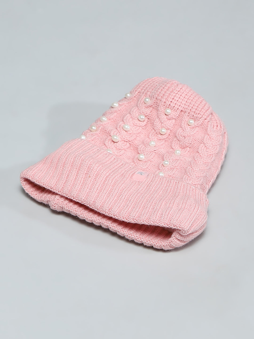 Kids Pink Self Design Cap