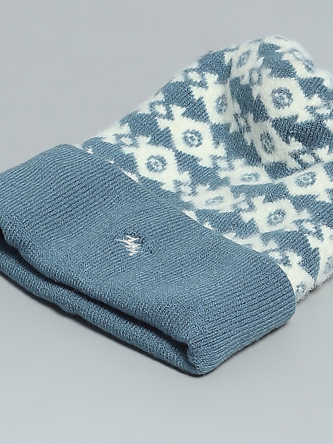 Kids Blue Self Design Cap