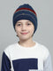 Kids Blue Self Design Cap