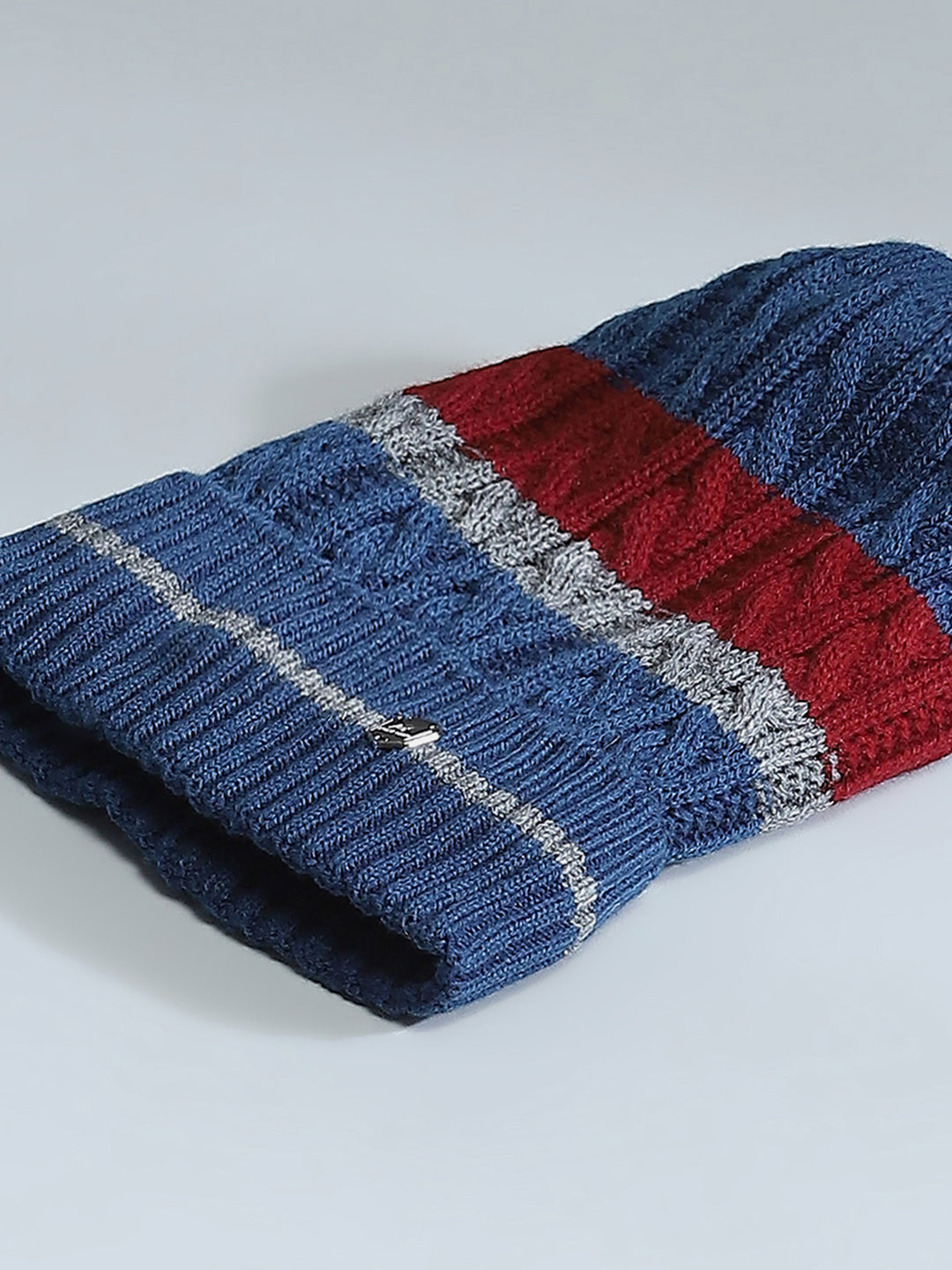 Kids Blue Self Design Cap