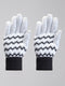 Men Grey Self Design Gloves