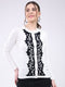Women White Self Design Round Neck Full Sleeve Cardigan