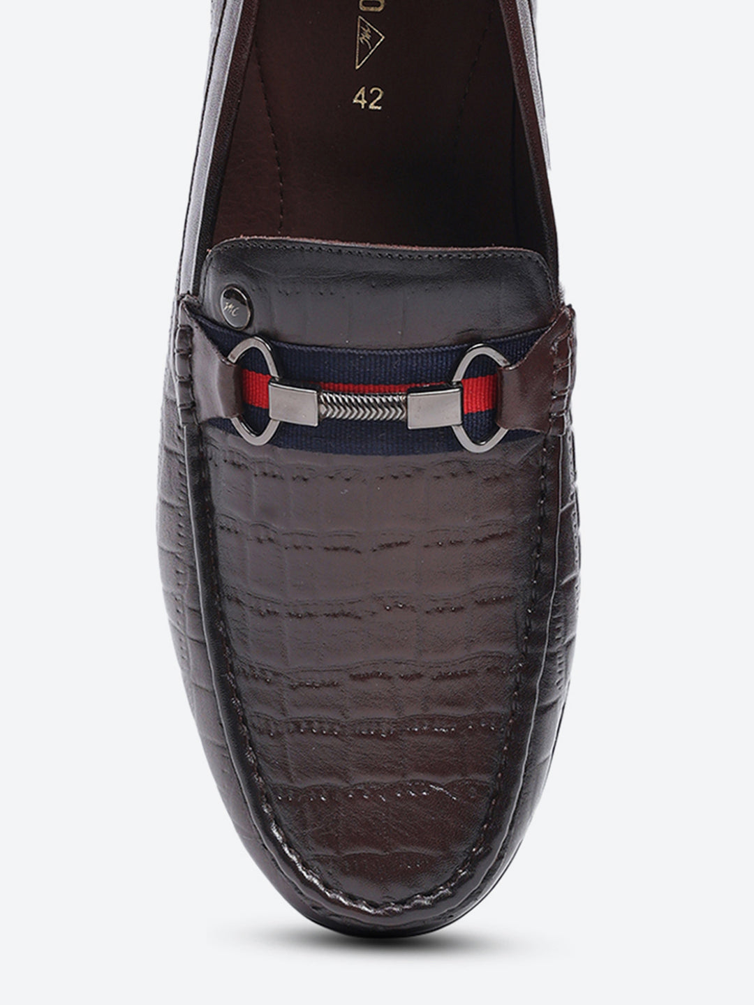 Men Brown Slip on Leather Loafers