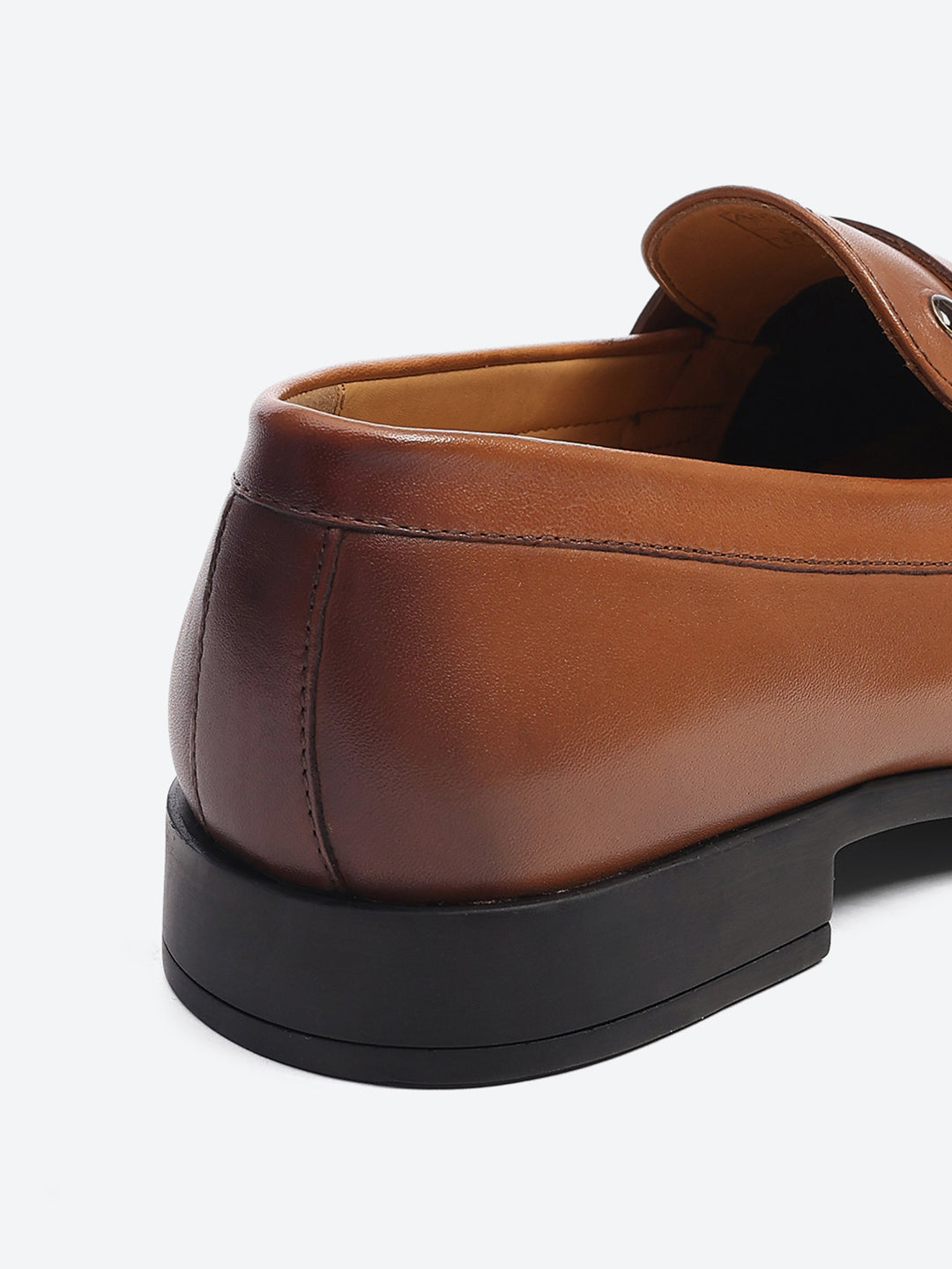 Men Tan Slip on Genuine Leather Loafers