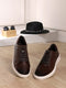 Men Brown Lace Up Leather Casual Shoes