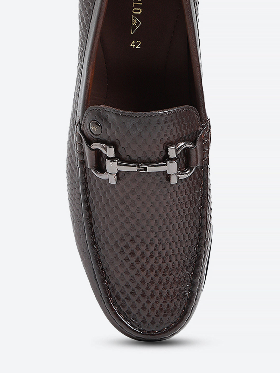 Men Brown Slip on Leather Loafers