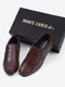 Men Brown Slip on Leather Shoes