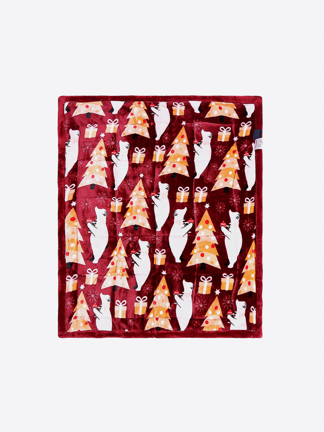 Printed Baby Blanket 3 Ply, 1609 GSM 5Pcs Set (1 Baby Comforter, 1 Bedsheet, 1 Neck Pillow & 2 Bolster)