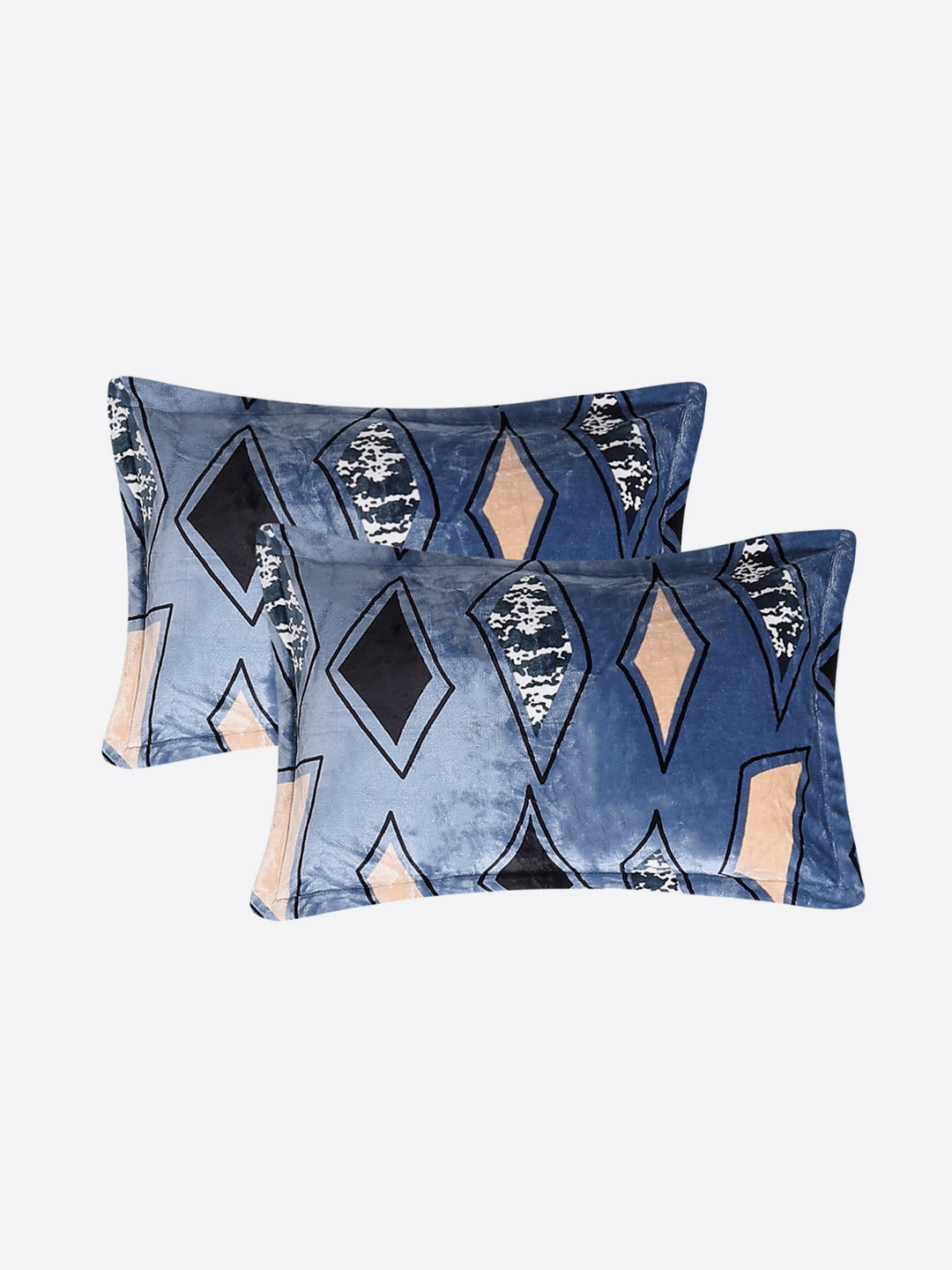 495 GSM 100% Polyester King Bed 1 Bedsheet with 2 Pillow Cover (Gold Mine)